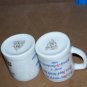 German Vitreo Anfora MINI Shot Glasses Mugs Set TWO