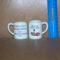 German Vitreo Anfora MINI Shot Glasses Mugs Set TWO