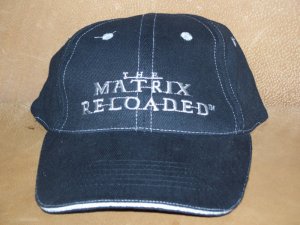 The Matrix Reloaded Movie Cap Hat Embroidered NEW