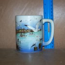 Otagiri Seagull Ships Seashore Docks Boats Coffee Mug