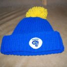 Vintage 80's Los Angeles LA Rams Beanie Cap