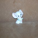 Vintage Napcoware Bone Chine Mouse With Sticker 1950s