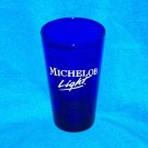 Cobalt Blue Michelob Light Beer Glass