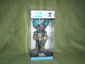 Star Wars 4-Lom Bobblehead Funko Bobble Mint In Box