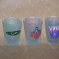 Six Flags Rides Shot Glasses Set SIX Goliath Viper Etc.