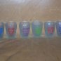 Six Flags Rides Shot Glasses Set SIX Goliath Viper Etc.