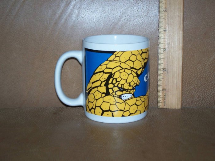 Rare 1994 Fantastic 4 The THING Coffee Mug w/ Orig Box