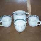 Pfaltzgraff Set of FOUR Gravy Boat Mugs - Juniper