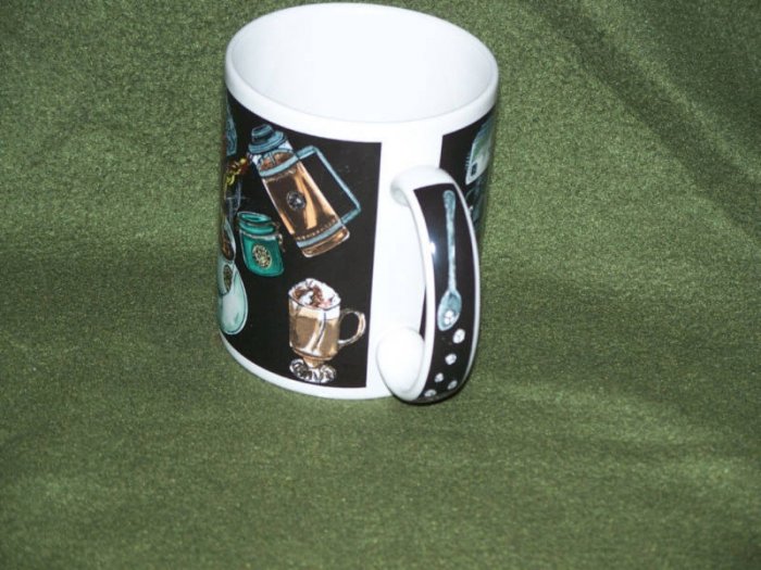 Unique Black and White Starbucks Coffee mug