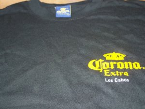 Corona Extra Los Cabos Shirt Double Printed T-Shirt Lrg