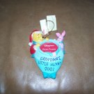 2001 Winnie Pooh Piglet Photo Ornament Grandma's Hunny