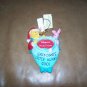 2001 Winnie Pooh Piglet Photo Ornament Grandma's Hunny