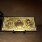 Vtg 1972 Nippon Ginko Japanese 10000 Yen 24K GoldPlated