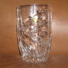 RCR Oneida Crystal Vase Fish Pattern 9 Inches Tall