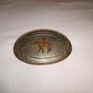 VTG Comstock German Silver Western Cowboy Belt Buckle