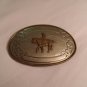 VTG Comstock German Silver Western Cowboy Belt Buckle