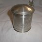 Vintage Selangor Pewter Tea Snuff Caddy 3.25"