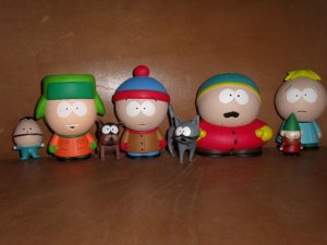 South Park 2003 Comedy Central Action Figures Lot Of 8