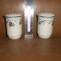 Lenox China POPPIES ON BLUE Salt & Pepper Set 3.25"