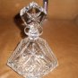 Elegant Crystal Triangle Decanter OLYMPIC 11" NWT