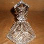 Elegant Crystal Triangle Decanter OLYMPIC 11" NWT