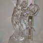 Italian Art Deco Crystal Two Dancers Over 10" Tall