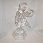 Italian Art Deco Crystal Two Dancers Over 10" Tall