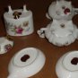 Lefton China ELEGANT ROSE Ash Trays Cigarette Holder