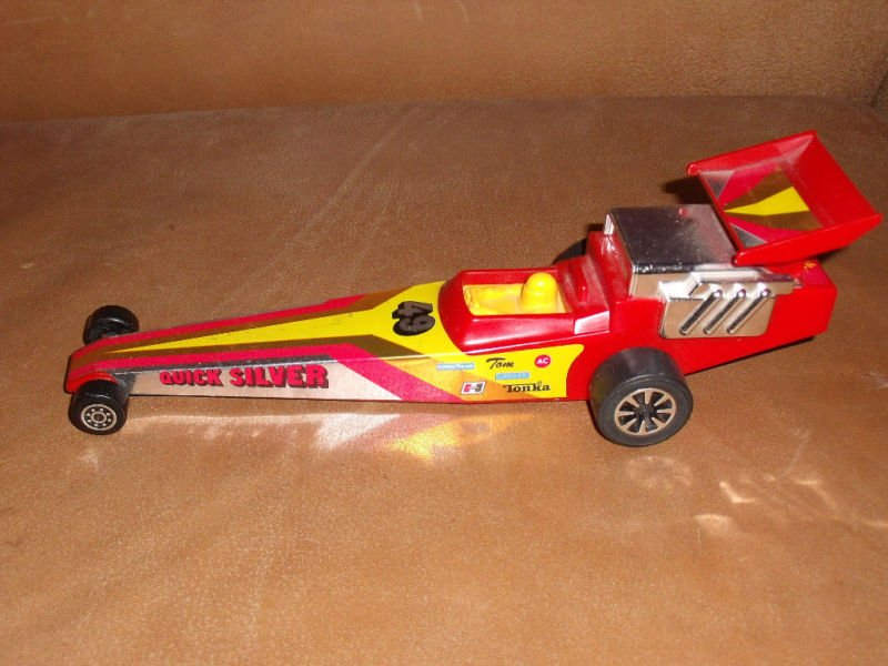 1982 Tonka Clutch Poppers Red 177 Quick Silver Dragster