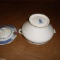 F. Winkle Whieldon Ware BEVERLEY Lidded Sugar Sm Chip