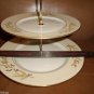 Franciscan ACACIA 3 Tier Server Cake Stand Plate Snack Tray