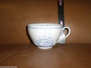 Spode England TRADE WINDS Blue Oversize Mug Cup 5.5" Wide