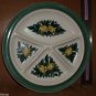 West German Goebel SAVOY Divided Plate Rare Piece 9.25"