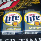 Miller Bandanna & Miller Lite Playing Cards (2) Set