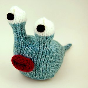 Garden Slug Amigurumi Knitting Pattern