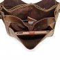 Crazy Horse Leather Men's Briefcase Laptop Handbag Messenger Bag