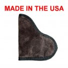 HUNTERS JOY USA MADE SUEDE FRONT POCKET HOLSTER 4- RUGER LCP WITH LAZER