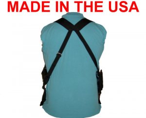 HUNTERS JOY USA MADE GUN HOLSTER SHOULDER X-HARNESS 4-GLOCK 19-23 -17-22-21