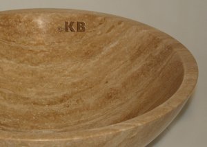 Bathroom Travertine Stone Vessel Vanity Sink Bowl 29B