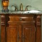 33" Monica - Bathroom Single Sink Vanity Granite Stone Top Cherry Finish Cabinet 0206
