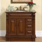 38" Bella - Single Sink Bathroom Vanity Cabinet Granite Stone Countertop 0211