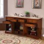 72" Bailey - Double Bathroom Vanity Travertine Top Lavatory Dual Sink Cabinet 0716