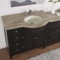 58" Kelston - Bathroom Single Vanity Off Center Right Sink + Drawer Cabinet 0902