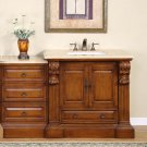 58" Bravia - Bathroom Furniture Single Sink Vanity Cabinet Soft Closing Hardware 0907