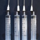 Universal Ink Refill Kit for Inkjet Printer Cartridge 4 Syringes Luer Slip with 17 Gauge Blunt Tips