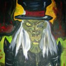 Curse of Mr.Grim Bones Zomcie Creature Horror Art