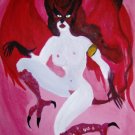 Griffin Woman Creature Woman Gothic Goth Weird Bizzare Art