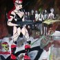 Zombie Party Massacre Gothic Goth Punk Horror Zombie Art Painting