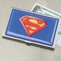 SUPERMAN SHIELD METAL BUSINESS CARD HOLDER NEW