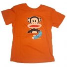 PAUL FRANK SMALL PAUL JULIUS CAST T-SHIRT ORANGE NEW